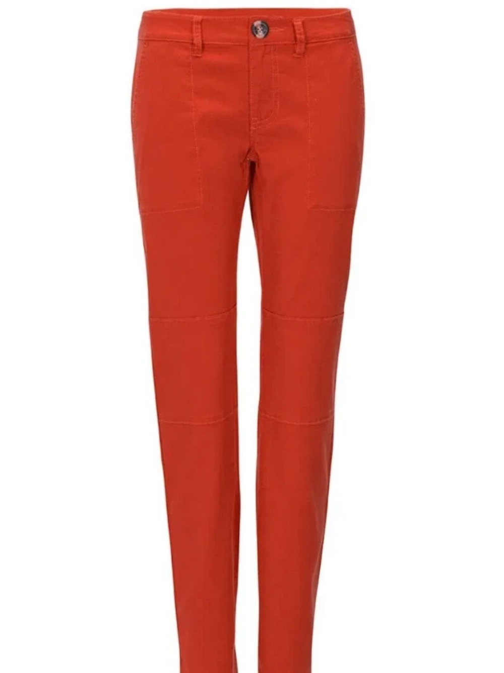 Cabi New NWT Utility Red Trouser #6046 Coral Size 2 stretch Was $130